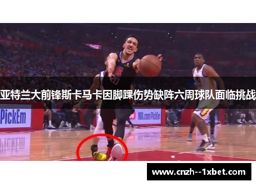 亚特兰大前锋斯卡马卡因脚踝伤势缺阵六周球队面临挑战